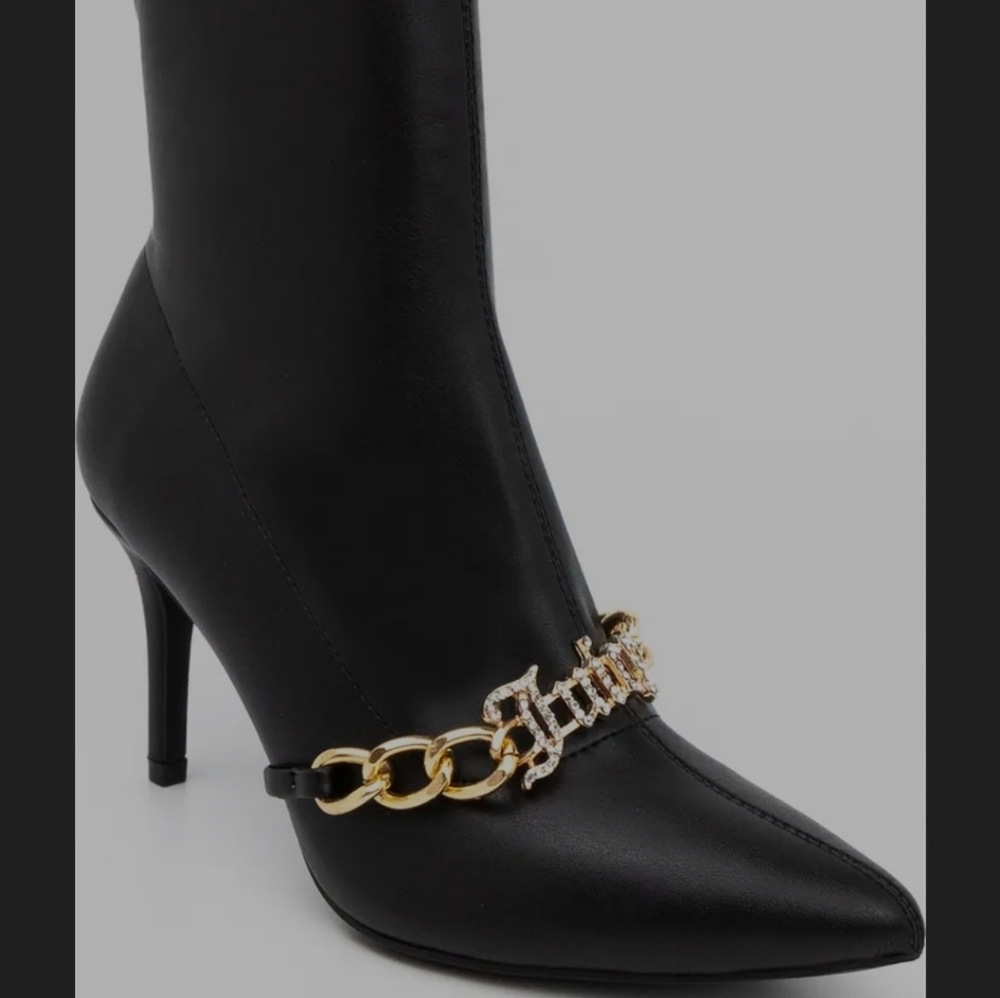 (Ew)Juicy couture ladies pointed toe slim heels boots